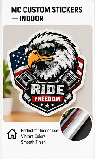 LUMAKORA Indoor Custom Stickers